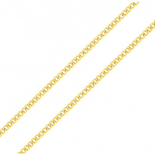 Corrente de ouro amarelo grumet 60cm 