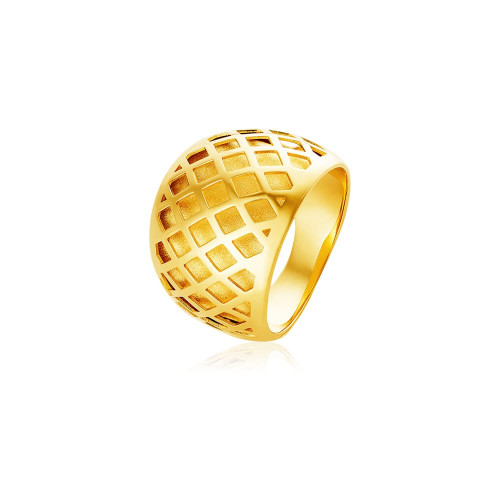 Anel de ouro amarelo 18k