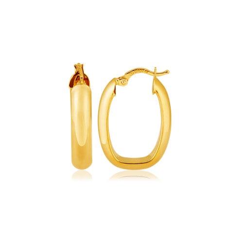 Brinco de ouro amarelo - 18k 