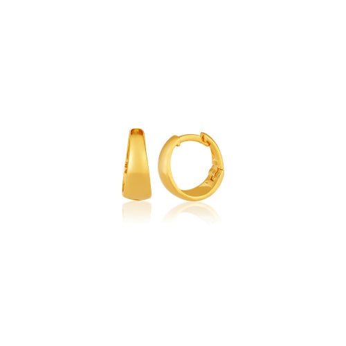 Brinco argola de ouro amarelo - 18k