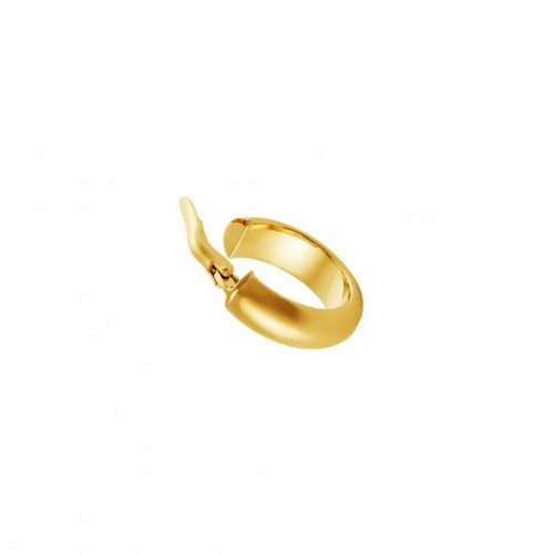 Brinco Ouro Amarelo Piercing Abaulado - 18k