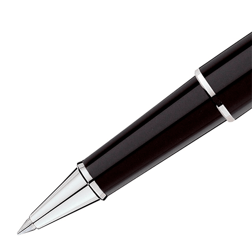 Caneta Rollerball Montblanc Meisterstück Solitaire Doué Geometric Dimension Platinum Classique