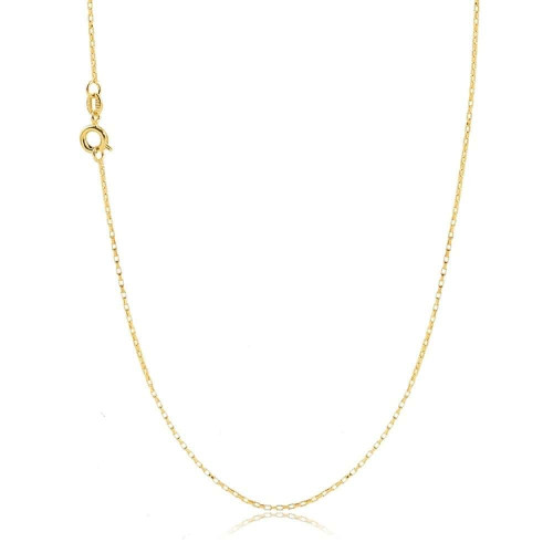 Corrente de ouro 18k cartier fina 45cm 