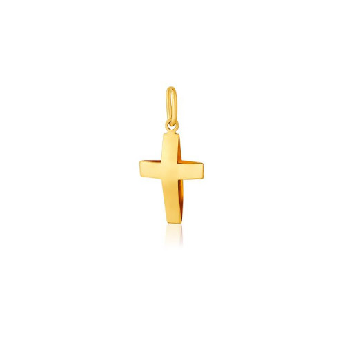 Pingente de ouro amarelo - Cruz maior - 18k