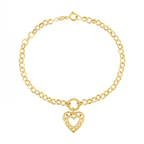 Pulseira de ouro amarelo 18k 