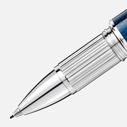 Caneta Fineliner Montblanc StarWalker Blue Planet Metal Doué