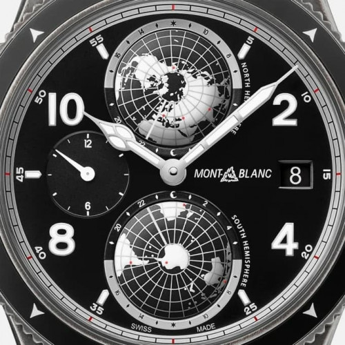 Relógio Montblanc 1858 Geosphere Limited Edition UltraBlack 42mm