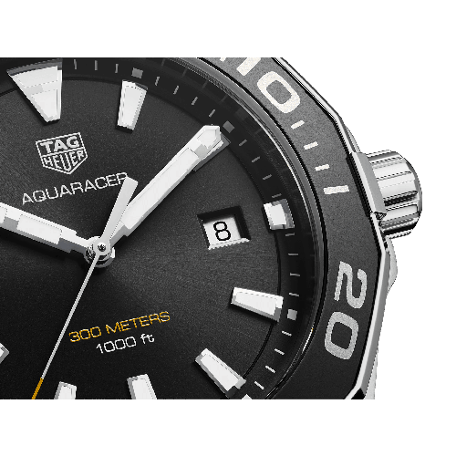 Relógio TAG Heuer Aquaracer a Quartzo Bezel Preto - WAY101A.BA0746