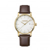 Relógio Wenger Urban Classic Dourado e Marrom 42 mm