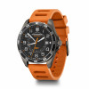 Relógio Masculino Fieldforce GMT Laranja-2