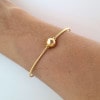 Pulseira bracelete de ouro 18k bola-2