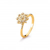 Anel ouro amarelo 18k com diamantes-1