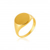 Anel de ouro 18k chancela 12mm-1