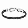 Pulseira Montblanc Wrap Me Duo Couro e Aço