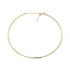 Choker de ouro 18k tubo rígida