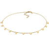 Gargantilha choker de ouro 18k bolinhas-1