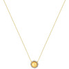 Gargantilha ouro amarelo 18k com Diamantes