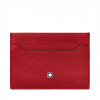 Porta cartão Montblanc Sartorial 5cc - Vermelho