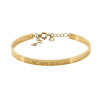 Pulseira Ouro 18k "Never give up"-1