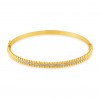 Pulseira de ouro amarelo 18k com 0,21 ct de Diamantes