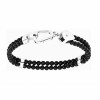 Pulseira Montblanc Wrap Me Duo ônix e aço